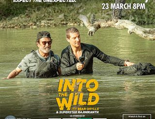 Into The Wild with Bear Grylls and Superstar Rajinikanth (2020) Hindi 720p | 480p WEB-HDRip x264 450MB | 180MB